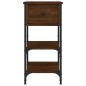 vidaXL Nachttisch Braun Eichen-Optik 34x36x70 cm Holzwerkstoff vidaXL Nachttisch Braun Eichen-Optik 34x36x70 cm Holzwerkstoff