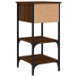 vidaXL Nachttisch Braun Eichen-Optik 34x36x70 cm Holzwerkstoff vidaXL Nachttisch Braun Eichen-Optik 34x36x70 cm Holzwerkstoff