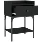 vidaXL Nachttische 2 Stk. Schwarz 40,5x31x60 cm Holzwerkstoff vidaXL Nachttische 2 Stk. Schwarz 40,5x31x60 cm Holzwerkstoff
