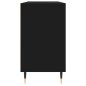 vidaXL Badschrank Schwarz 80x33x60 cm Holzwerkstoff vidaXL Badschrank Schwarz 80x33x60 cm Holzwerkstoff