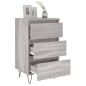 vidaXL Nachttische 2 Stk. Grau Sonoma 40x35x69 cm Holzwerkstoff vidaXL Nachttische 2 Stk. Grau Sonoma 40x35x69 cm Holzwerkstoff