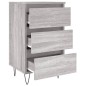 vidaXL Nachttische 2 Stk. Grau Sonoma 40x35x69 cm Holzwerkstoff vidaXL Nachttische 2 Stk. Grau Sonoma 40x35x69 cm Holzwerkstoff