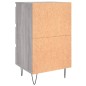 vidaXL Nachttische 2 Stk. Grau Sonoma 40x35x69 cm Holzwerkstoff vidaXL Nachttische 2 Stk. Grau Sonoma 40x35x69 cm Holzwerkstoff