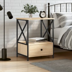 vidaXL Nachttisch Sonoma-Eiche 50x41x65 cm Holzwerkstoff