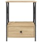 vidaXL Nachttisch Sonoma-Eiche 50x41x65 cm Holzwerkstoff vidaXL Nachttisch Sonoma-Eiche 50x41x65 cm Holzwerkstoff
