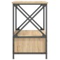 vidaXL Nachttisch Sonoma-Eiche 50x41x65 cm Holzwerkstoff vidaXL Nachttisch Sonoma-Eiche 50x41x65 cm Holzwerkstoff
