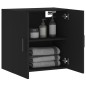 vidaXL Wandschrank Schwarz 60x31x60 cm Holzwerkstoff vidaXL Wandschrank Schwarz 60x31x60 cm Holzwerkstoff