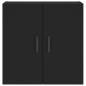 vidaXL Wandschrank Schwarz 60x31x60 cm Holzwerkstoff vidaXL Wandschrank Schwarz 60x31x60 cm Holzwerkstoff
