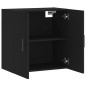 vidaXL Wandschrank Schwarz 60x31x60 cm Holzwerkstoff vidaXL Wandschrank Schwarz 60x31x60 cm Holzwerkstoff