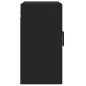 vidaXL Wandschrank Schwarz 60x31x60 cm Holzwerkstoff vidaXL Wandschrank Schwarz 60x31x60 cm Holzwerkstoff
