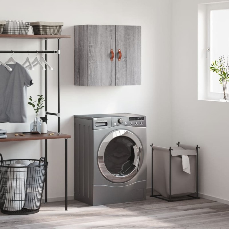 vidaXL Wandschrank Grau Sonoma 60x31x60 cm Holzwerkstoff vidaXL Wandschrank Grau Sonoma 60x31x60 cm Holzwerkstoff