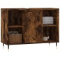 vidaXL Badschrank Räuchereiche 80x33x60 cm Holzwerkstoff vidaXL Badschrank Räuchereiche 80x33x60 cm Holzwerkstoff
