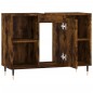 vidaXL Badschrank Räuchereiche 80x33x60 cm Holzwerkstoff vidaXL Badschrank Räuchereiche 80x33x60 cm Holzwerkstoff