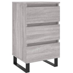 vidaXL Nachttisch Grau Sonoma 40x35x69 cm Holzwerkstoff