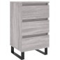 vidaXL Nachttisch Grau Sonoma 40x35x69 cm Holzwerkstoff vidaXL Nachttisch Grau Sonoma 40x35x69 cm Holzwerkstoff