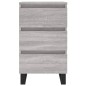 vidaXL Nachttisch Grau Sonoma 40x35x69 cm Holzwerkstoff vidaXL Nachttisch Grau Sonoma 40x35x69 cm Holzwerkstoff