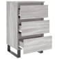 vidaXL Nachttisch Grau Sonoma 40x35x69 cm Holzwerkstoff vidaXL Nachttisch Grau Sonoma 40x35x69 cm Holzwerkstoff