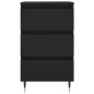 vidaXL Nachttische 2 Stk. Schwarz 40x35x69 cm Holzwerkstoff vidaXL Nachttische 2 Stk. Schwarz 40x35x69 cm Holzwerkstoff