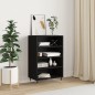 vidaXL Highboard Schwarz 57x35x90 cm Holzwerkstoff vidaXL Highboard Schwarz 57x35x90 cm Holzwerkstoff