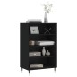 vidaXL Highboard Schwarz 57x35x90 cm Holzwerkstoff vidaXL Highboard Schwarz 57x35x90 cm Holzwerkstoff