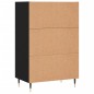 vidaXL Highboard Schwarz 57x35x90 cm Holzwerkstoff vidaXL Highboard Schwarz 57x35x90 cm Holzwerkstoff
