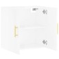 vidaXL Wandschrank Hochglanz-Weiß 60x31x60 cm Holzwerkstoff vidaXL Wandschrank Hochglanz-Weiß 60x31x60 cm Holzwerkstoff