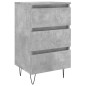 vidaXL Nachttisch Betongrau 40x35x69 cm Holzwerkstoff vidaXL Nachttisch Betongrau 40x35x69 cm Holzwerkstoff