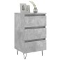 vidaXL Nachttisch Betongrau 40x35x69 cm Holzwerkstoff vidaXL Nachttisch Betongrau 40x35x69 cm Holzwerkstoff