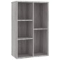 vidaXL Bücherregal/Sideboard Grau Sonoma 50x25x80 cm Holzwerkstoff vidaXL Bücherregal/Sideboard Grau Sonoma 50x25x80 cm Holzwerkstoff