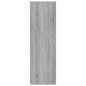 vidaXL Bücherregal/Sideboard Grau Sonoma 50x25x80 cm Holzwerkstoff vidaXL Bücherregal/Sideboard Grau Sonoma 50x25x80 cm Holzwerkstoff