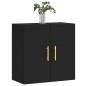 vidaXL Wandschrank Schwarz 60x31x60 cm Holzwerkstoff vidaXL Wandschrank Schwarz 60x31x60 cm Holzwerkstoff