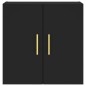 vidaXL Wandschrank Schwarz 60x31x60 cm Holzwerkstoff vidaXL Wandschrank Schwarz 60x31x60 cm Holzwerkstoff