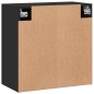 vidaXL Wandschrank Schwarz 60x31x60 cm Holzwerkstoff vidaXL Wandschrank Schwarz 60x31x60 cm Holzwerkstoff