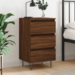 vidaXL Nachttisch Braun Eichen-Optik 40x35x69 cm Holzwerkstoff