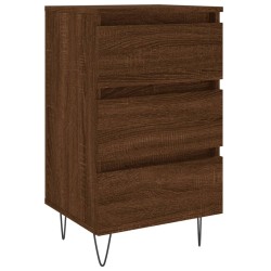 vidaXL Nachttisch Braun Eichen-Optik 40x35x69 cm Holzwerkstoff