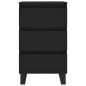 vidaXL Nachttische 2 Stk. Schwarz 40x35x69 cm Holzwerkstoff vidaXL Nachttische 2 Stk. Schwarz 40x35x69 cm Holzwerkstoff
