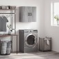 vidaXL Wandschrank Grau Sonoma 60x31x60 cm Holzwerkstoff vidaXL Wandschrank Grau Sonoma 60x31x60 cm Holzwerkstoff
