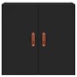 vidaXL Wandschrank Schwarz 60x31x60 cm Holzwerkstoff vidaXL Wandschrank Schwarz 60x31x60 cm Holzwerkstoff
