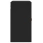 vidaXL Wandschrank Schwarz 60x31x60 cm Holzwerkstoff vidaXL Wandschrank Schwarz 60x31x60 cm Holzwerkstoff