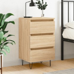 vidaXL Nachttisch Sonoma-Eiche 40x35x69 cm Holzwerkstoff