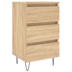 vidaXL Nachttisch Sonoma-Eiche 40x35x69 cm Holzwerkstoff