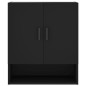 vidaXL Wandschrank Schwarz 60x31x70 cm Holzwerkstoff vidaXL Wandschrank Schwarz 60x31x70 cm Holzwerkstoff