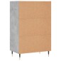 vidaXL Highboard Betongrau 57x35x90 cm Holzwerkstoff vidaXL Highboard Betongrau 57x35x90 cm Holzwerkstoff