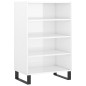 vidaXL Highboard Hochglanz-Weiß 57x35x90 cm Holzwerkstoff vidaXL Highboard Hochglanz-Weiß 57x35x90 cm Holzwerkstoff