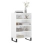 vidaXL Highboard Hochglanz-Weiß 57x35x90 cm Holzwerkstoff vidaXL Highboard Hochglanz-Weiß 57x35x90 cm Holzwerkstoff