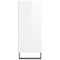 vidaXL Highboard Hochglanz-Weiß 57x35x90 cm Holzwerkstoff vidaXL Highboard Hochglanz-Weiß 57x35x90 cm Holzwerkstoff
