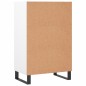 vidaXL Highboard Hochglanz-Weiß 57x35x90 cm Holzwerkstoff vidaXL Highboard Hochglanz-Weiß 57x35x90 cm Holzwerkstoff