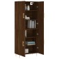 Highboard Braun Eichen-Optik 69,5x34x180 cm Holzwerkstoff Highboard Braun Eichen-Optik 69,5x34x180 cm Holzwerkstoff