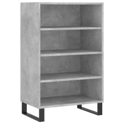 vidaXL Highboard Betongrau 57x35x90 cm Holzwerkstoff