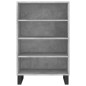 vidaXL Highboard Betongrau 57x35x90 cm Holzwerkstoff vidaXL Highboard Betongrau 57x35x90 cm Holzwerkstoff